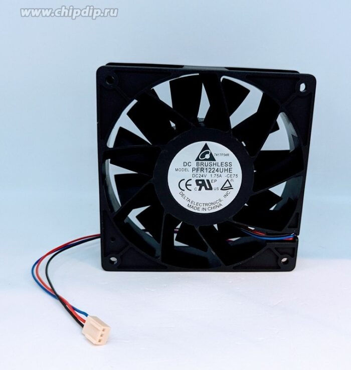 8018717367 Вентилятор Delta Electronics PFR1224UHE -CE75 120x38 3pin 24V 1.75A () Hirschmann — изображение 3