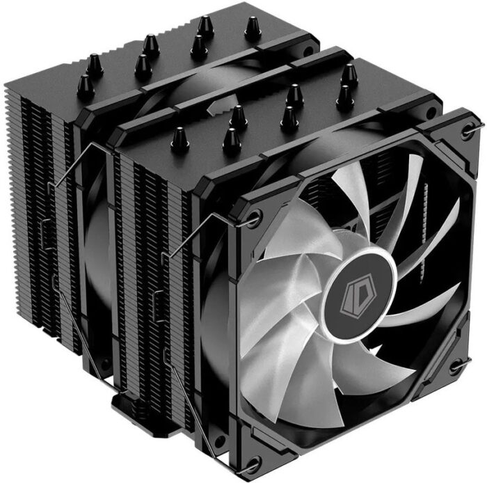 8029181674 Cooler ID-Cooling SE-207-XT ARGB LGA20XX/1700/ 1200/115X/AM4 TDP 280W, PWM, черный, 7 тепл.трубок + медная база, 2 x FAN 120mm, Addressable Hirschmann — изображение 10