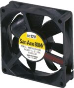 8002723447 9WP0912F401, San Ace 9WP Series Axial Fan, 12 V dc, DC Operation, 74.5m³/h, 1.68W, 140mA Max, IP68, 92 x 92 x 25mm Hirschmann