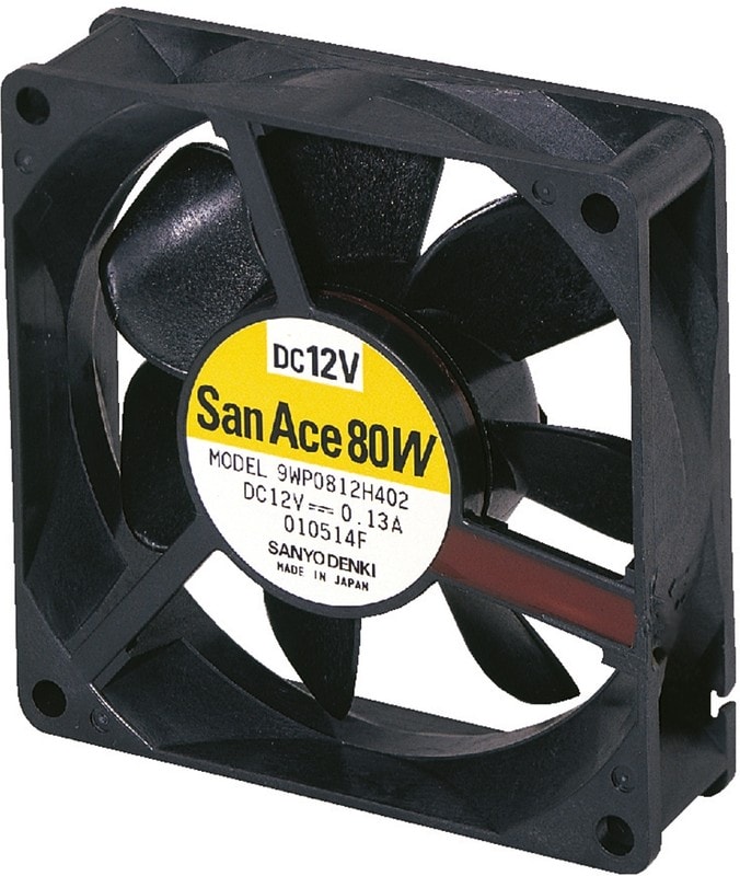 doc033677155 8002723447 9WP0912F401, San Ace 9WP Series Axial Fan, 12 V dc, DC Operation, 74.5m³/h, 1.68W, 140mA Max, IP68, 92 x 92 x 25mm Hirschmann — изображение 1
