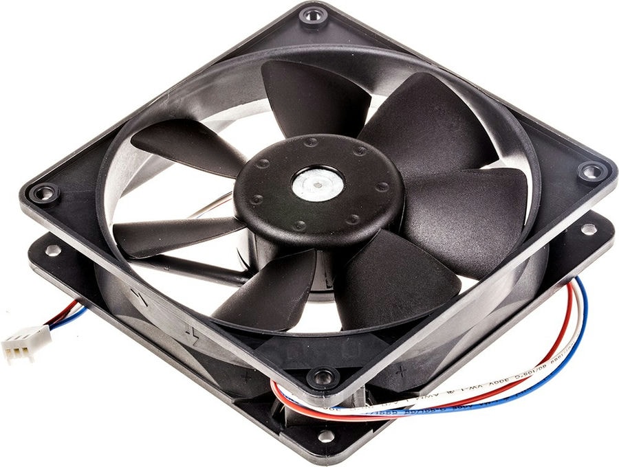 doc033677398 8337773930 4412F/2GL-489, DC Axial Fan, 12 V, Square, 119 mm, 25.4 mm, Ball Bearing, 54 CFM Hirschmann — изображение 1
