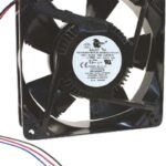8002719831 GL24S3TDN-E2 19039992A, Galaxy Series Axial Fan, 24 V dc, DC Operation, 255m³/h, 15W, 630mA Max, 127 x 127 x 38mm Hirschmann