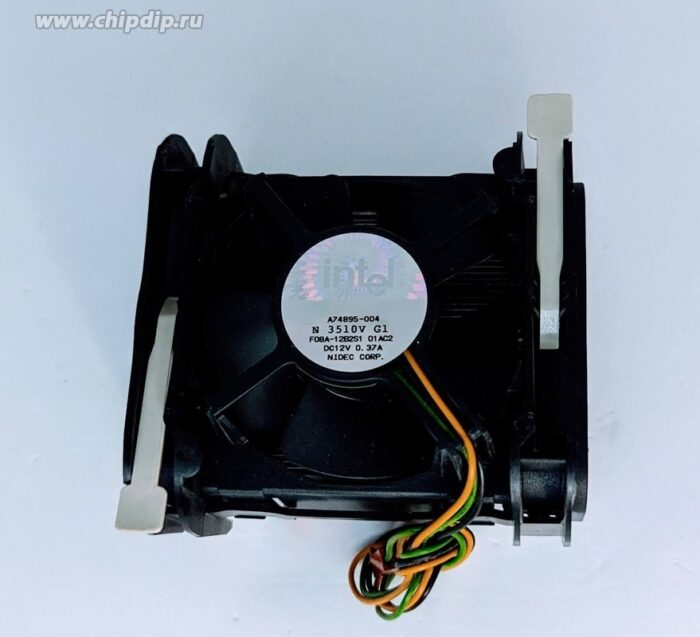 8022439362 Система охлаждения Вентилятор intel A74895-004 F08A-12B2S1 DC12V 0.37A + радиатор Hirschmann — изображение 2