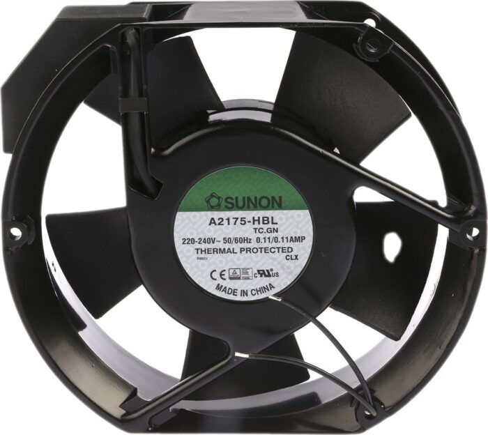 8009530927 A2175-HBL-TC.GN, A2175 Series Axial Fan, 230 V ac, AC Operation, 344.9m³/h, 36W, 240mA Max, 172 x 150 x 51mm Hirschmann — изображение 6