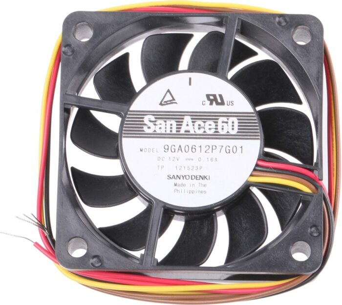 8025716335 Вентилятор Sanyo Denki San Ace 60 9GA0612P7G01 12V DC 0.16A 60X15 4pin Hirschmann — изображение 10