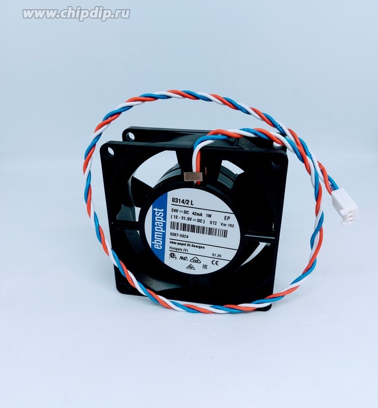 doc033884713 8023383199 Вентилятор Ebmpapst 8314/2L 24V DC 42mA 80x32 3pin Hirschmann — изображение 1