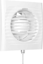 8000854763 Вентилятор вытяжной осевой 100мм 14Вт шнур бел. AURAMAX OPTIMA 4-02 () Hirschmann — изображение 4