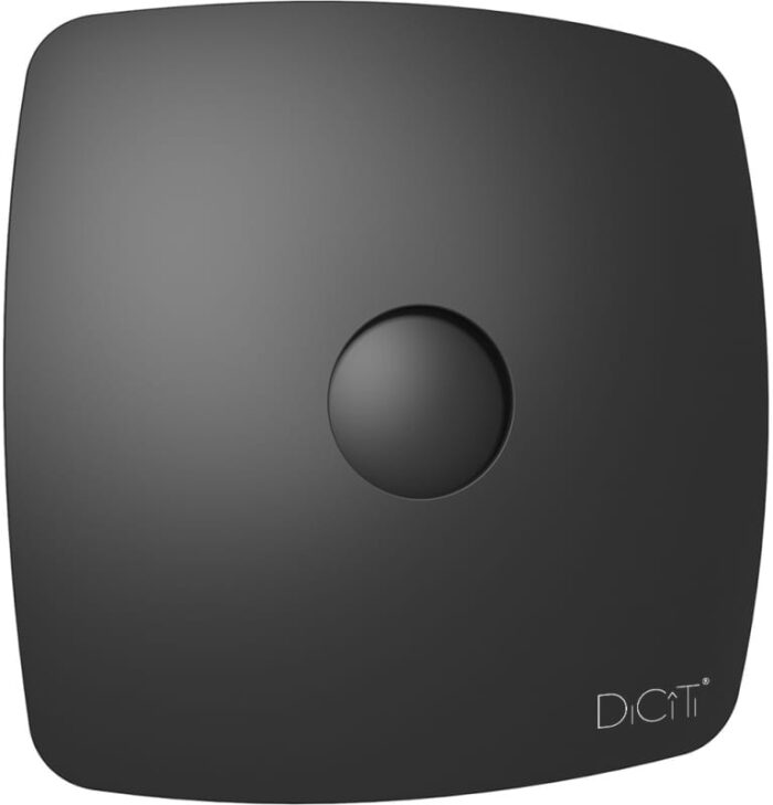 8023410787 RIO 5C Matt black, Вентилятор осевой вытяжной D 123, декоративный 90-06998 Hirschmann — изображение 2