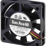 8007834196 109P0612H701, DC Fans DC Axial Fan, 60x60x15mm, 12VDC, Tachometer Hirschmann