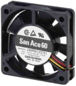 8007834196 109P0612H701, DC Fans DC Axial Fan, 60x60x15mm, 12VDC, Tachometer Hirschmann