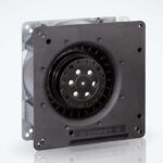 8006969040 RG90-18/14N, Fan Blower, Centrifugal 24VDC Square - 135mm L x 135mm H Ball 32.4 CFM (0.907m³/min) 2 Wire Leads Hirschmann