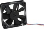 8006854561 612F/2, Fan Tubeaxial 12VDC Square - 60mm L x 60mm H Sintec 17.1 CFM (0.479m³/min) 3 Wire Leads Hirschmann — изображение 7