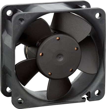 8002725557 612NHU-181, 600 N Series Axial Fan, 12 V dc, DC Operation, 43m³/h, 1.8W, IP68, 60 x 60 x 25mm Hirschmann