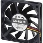 8057726708 Вентилятор Sanyo Denki San Ace 80 109P0824H701 24V DC 0.1A 80X15 3pin Hirschmann