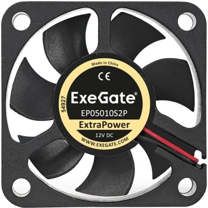 9001375039 EP05010S2P, Вентилятор 12В DC ExeGate ExtraPower, 50x50x10 мм, подшипник скольжения, 2pin, 6500RPM, 36dBA Hirschmann — изображение 4
