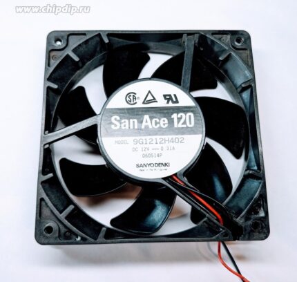 8007682082 Вентилятор SanAce 120 9G1212H402 12v 0.31a 2pin 120x25 Hirschmann