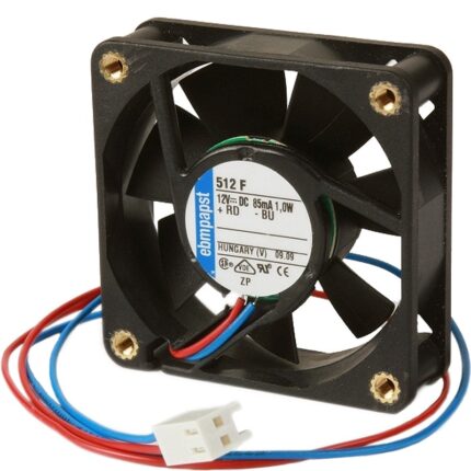 8002924071 4412M-RS0, 4400 Series Axial Fan, 12 V dc, DC Operation, 184m³/h, 3.8W, 119 x 119 x 38mm Hirschmann