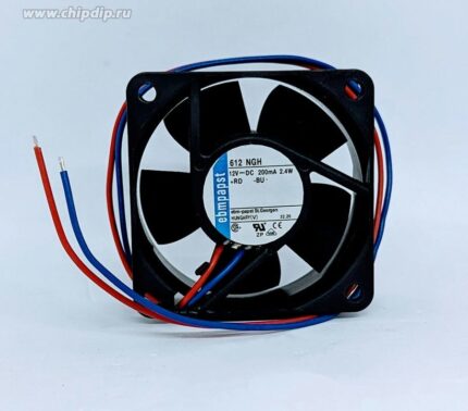 8023527470 Вентилятор Ebmpapst 612 NGH DC 12V 200mA 2.4W 60x25 2pin Hirschmann