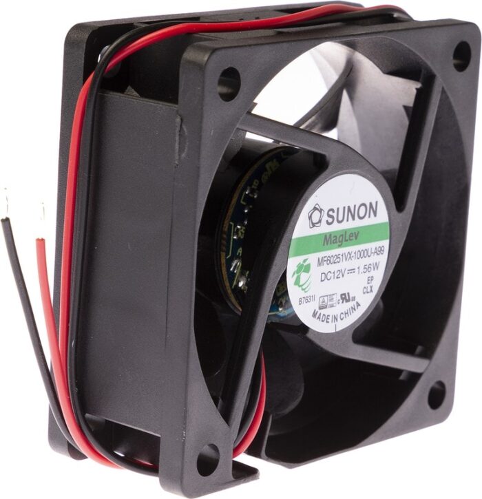 8002839275 MF60251VX-1000U-A99, Вентилятор осевой, 12В DC, 60x60x25мм, подшипник Vapo, 45,63куб.м/ч, 31,2дБА () Hirschmann — изображение 4