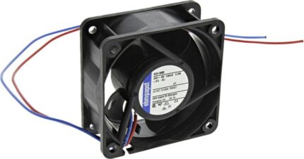 8242942003 624HHR,DC Axial Fan, 24 V, Square, 60 mm, 25 mm, Ball Bearing, 32.4 CFM Hirschmann