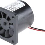 8009101786 D344T-024GK-2, D340T Series Axial Fan, 24 V dc, DC Operation, 16.56m³/h, 960mW, 50mA Max, 40 x 40 x 36mm Hirschmann