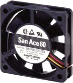 8006391440 109P0612H702, DC Fans DC Axial Fan, 60x60x15mm, 12VDC Hirschmann — изображение 2