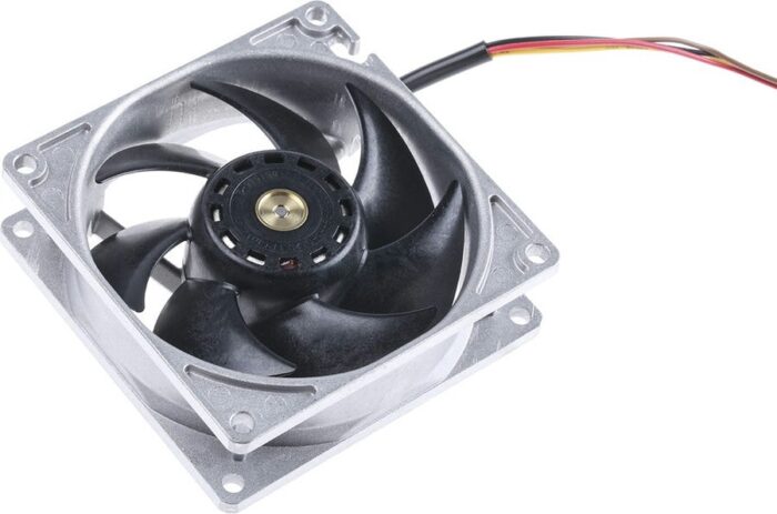 8007834711 9LG0812P4G001, DC Fans Axial, 80x80x25mm, 12VDC, 0.3mmAq, Ribless, Long Life 180Khr, 4xWire, Tach/PWM Hirschmann — изображение 4