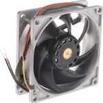 8007834711 9LG0812P4G001, DC Fans Axial, 80x80x25mm, 12VDC, 0.3mmAq, Ribless, Long Life 180Khr, 4xWire, Tach/PWM Hirschmann — изображение 5