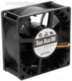 8025395423 Вентилятор Sanyo Denki San Ace 80 9GV0812P1H03 DC 12V 3A 80x38 4pin () Hirschmann — изображение 4