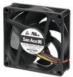 8017209823 Вентилятор Sanyo Denki San Ace 80 9GA0824P4J001 24V DC 0.28A 80X25 4pin Hirschmann — изображение 2