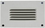 8009693831 2542235, Grey Steel Vent Grille, Parallel Slat, 100 x 210mm Hirschmann — изображение 2