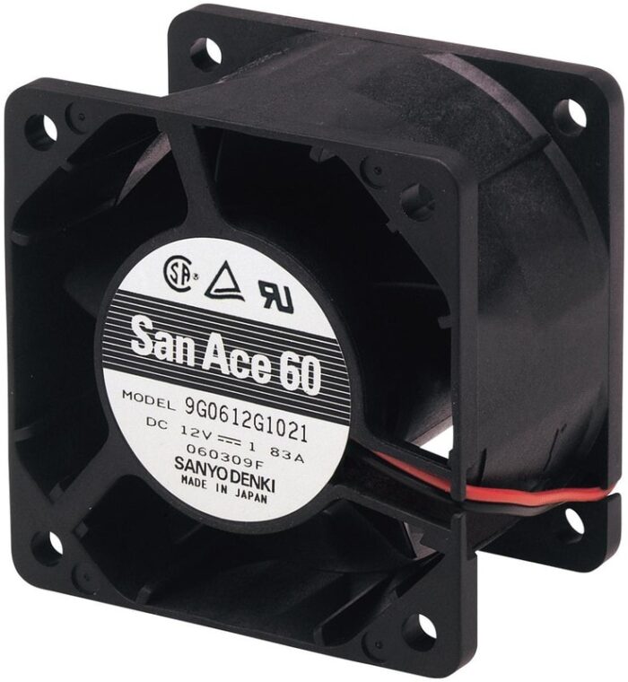8017320555 9G0624G102, 9G Series Axial Fan, 24 V dc, DC Operation, 110.4m³/h, 20.4W, 850mA Max, 60 x 60 x 38mm Hirschmann — изображение 2