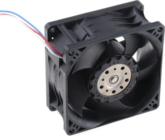 8002720001 8212J/2H3-RS0, 8200 J Series Axial Fan, 12 V dc, DC Operation, 190m³/h, 26W, 80 x 80 x 38mm Hirschmann — изображение 3
