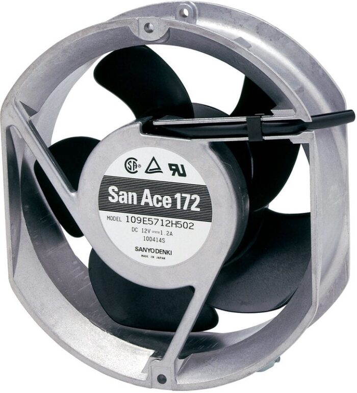 8007481186 109E5724K502, DC Fans DC Axial Fan, 172x150x51mm Round/Sidecut, 24VDC, Ribless Hirschmann — изображение 2