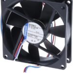 8009482658 3412 N/2GLLE-453, 3400 N Series Axial Fan, 12 V dc, DC Operation, 36m³/h, 420mW, 92 x 92 x 25mm Hirschmann