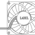 8006926449 EFC0812DB-F00, Fan Tubeaxial 12VDC Square - 80mm L x 80mm H Ball 48.8 CFM (1.37m³/min) 4 Wire Leads Hirschmann