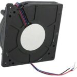 8033867520 BFB1224GH-AF00, Fan Blower 24VDC Square/Rounded - 120mm L x 120mm H Ball 60.4 CFM (1.69m³/min) 3 Wire Leads Hirschmann