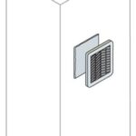8028832294 EN0250K, Grey PC Grille, 250 x 250mm Hirschmann