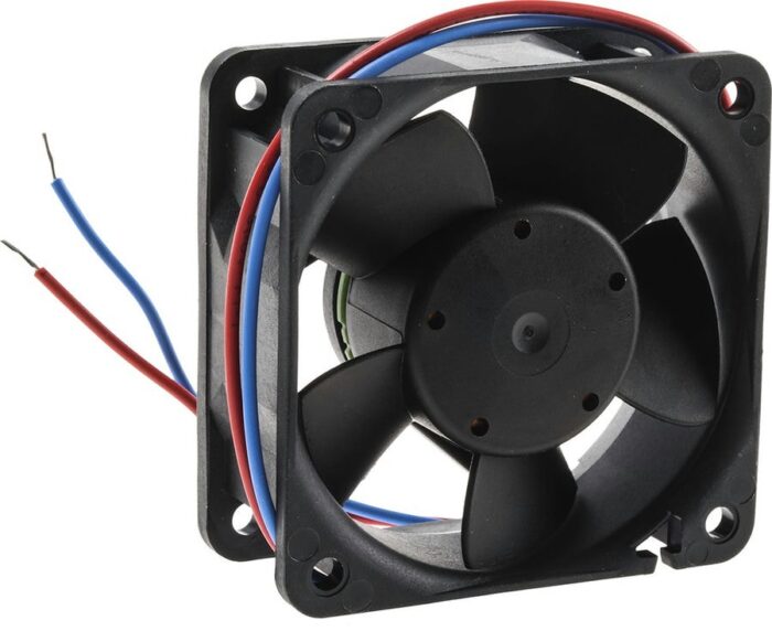 8010534430 612NGMI, 600 N Series Axial Fan, 12 V dc, DC Operation, 35m³/h, 1.7W, 142mA Max, 60 x 60 x 25mm Hirschmann — изображение 2