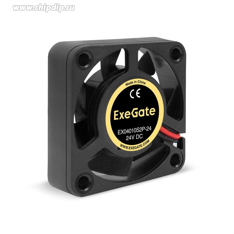 doc035120618 9001337849 EX04010S2P-24, Вентилятор 24В DC, 40x40x10 мм, Sleeve bearing (подшипник скольжения), 2pin, 7500RPM, 35.5dBA Hirschmann — изображение 1