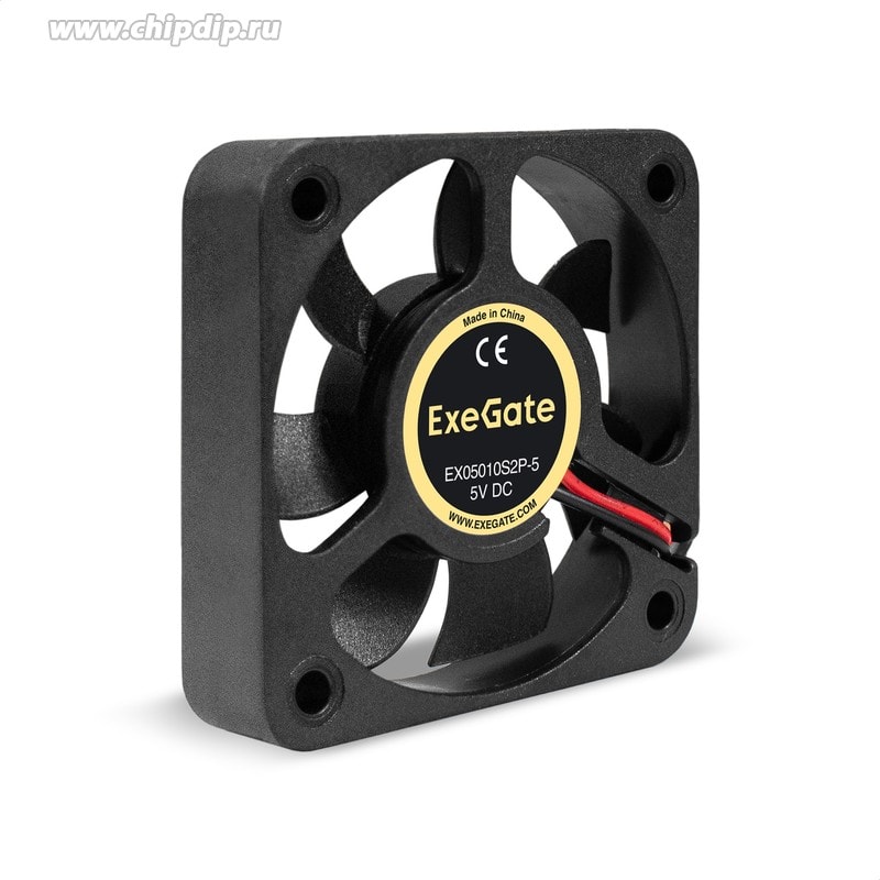 doc035121169 8023545731 EX295199RUS, Вентилятор 5В DC ExeGate EX05010S2P-5 (50x50x10 мм, Sleeve bearing (подшипник скольжения), 2pin, 5500RPM, 27dBA) Hirschmann — изображение 1
