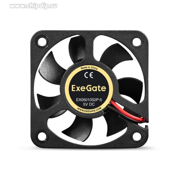 8023545731 EX295199RUS, Вентилятор 5В DC ExeGate EX05010S2P-5 (50x50x10 мм, Sleeve bearing (подшипник скольжения), 2pin, 5500RPM, 27dBA) Hirschmann — изображение 2