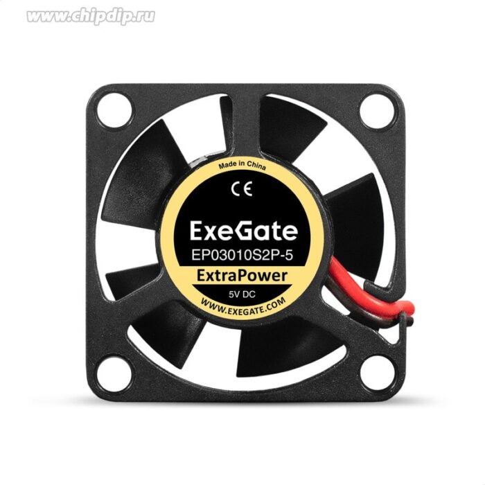 9001337698 EP03010S2P-5, Вентилятор 5В DC ExeGate ExtraPower, 30x30x10 мм, Sleeve bearing, 2pin, 12000RPM, 33dBA Hirschmann — изображение 4