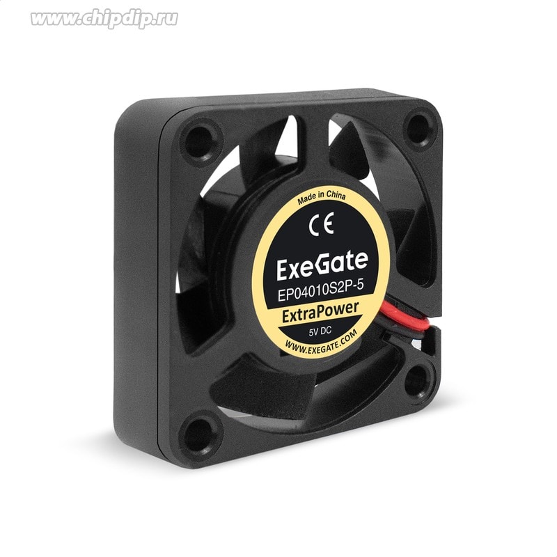 doc035121274 9001337538 EP04010S2P-5, Вентилятор 5В, ExtraPower, 40x40x10 мм, подшипник скольжения, 2pin, 7500RPM, 35dBA Hirschmann — изображение 1