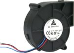 8006409934 BFB0512VHD-F00, Blowers & Centrifugal Fans Blower, 50x20mm, 12VDC, Ball, 3x Lead Wires, Lock Rotor Sensor, Tachometer Hirschmann — изображение 2