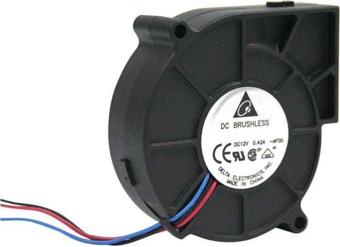 8006409934 BFB0512VHD-F00, Blowers & Centrifugal Fans Blower, 50x20mm, 12VDC, Ball, 3x Lead Wires, Lock Rotor Sensor, Tachometer Hirschmann — изображение 2