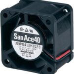 8001170926 109P0412G301, DC Fan Axial Ball Bearing 12V 7V to 13.2V 42dB 40 X 40 X 28mm Hirschmann