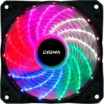 8056079370 Вентилятор для корпуса Digma DFAN-FRGB2 120x120x25mm 3-pin 4-pin (Molex)23dB 115gr LED Ret Hirschmann — изображение 2
