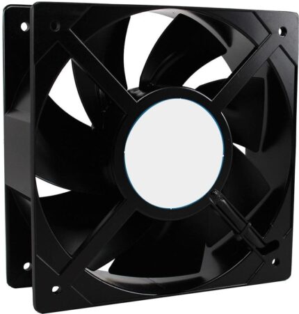 8006128481 OA205AP-11-1WB1868, Fan Tubeaxial 115VAC Square - 205mm L x 205mm H Ball 590.0 CFM (16.52m³/min) 2 Wire Leads Hirschmann