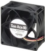 8006207367 9GV0812P1G031, DC Fans DC Axial Fan, 80x80x38mm, 12VDC, Guide Vane, Ribless, Tachometer, PWM Hirschmann — изображение 2